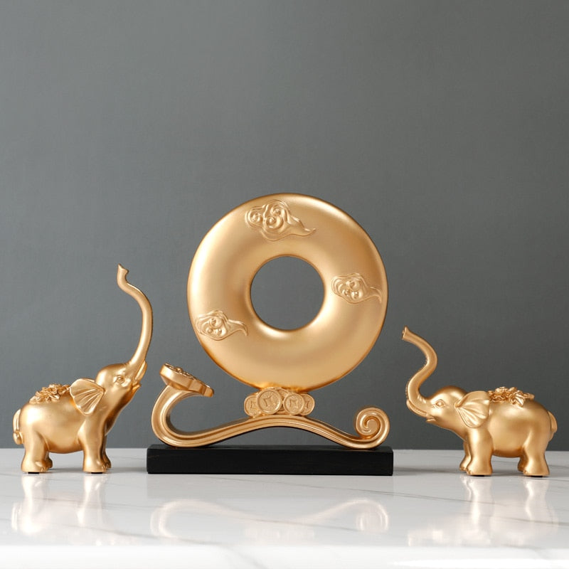 Elegant Elephant Statue | Timeless Home Decor