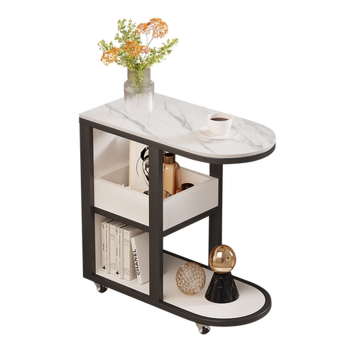 narrow coffee table with storage