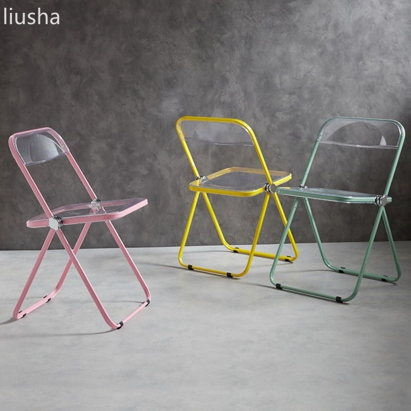 Acrylic dining chairs