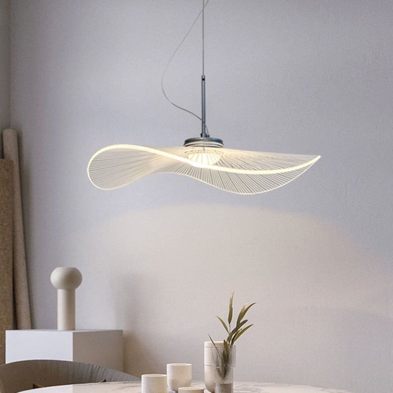 white hanging light