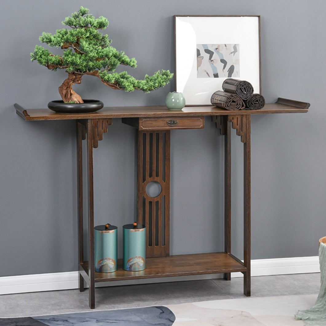 main front view of table