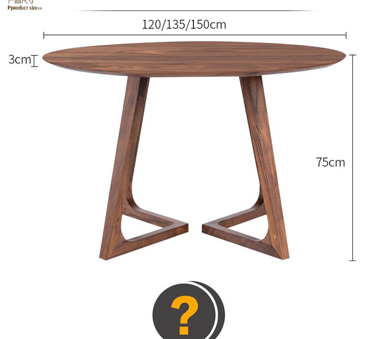 height and width of table