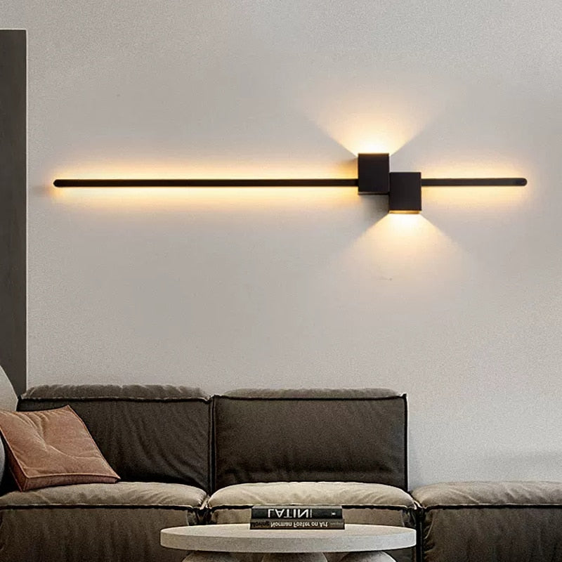long wall lights for living room
