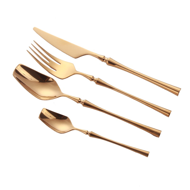 Gold Cutlery Set