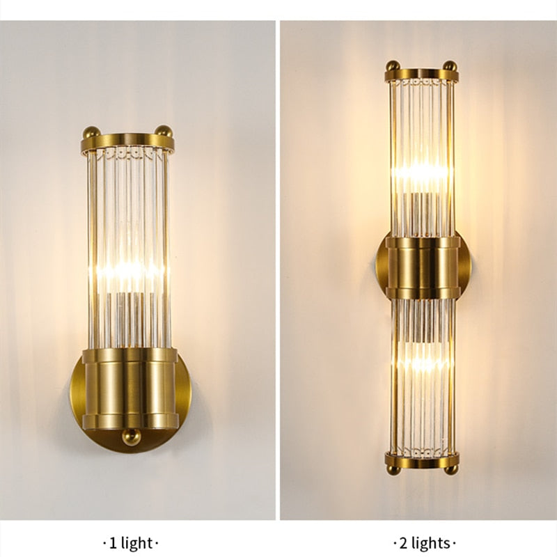 one and two light view