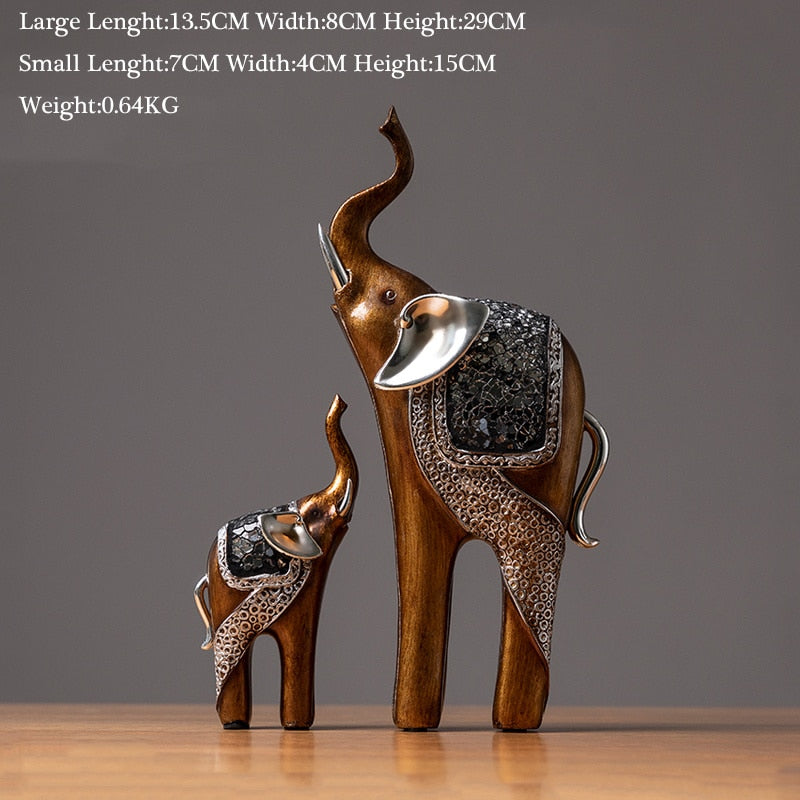 large elephant yard statues