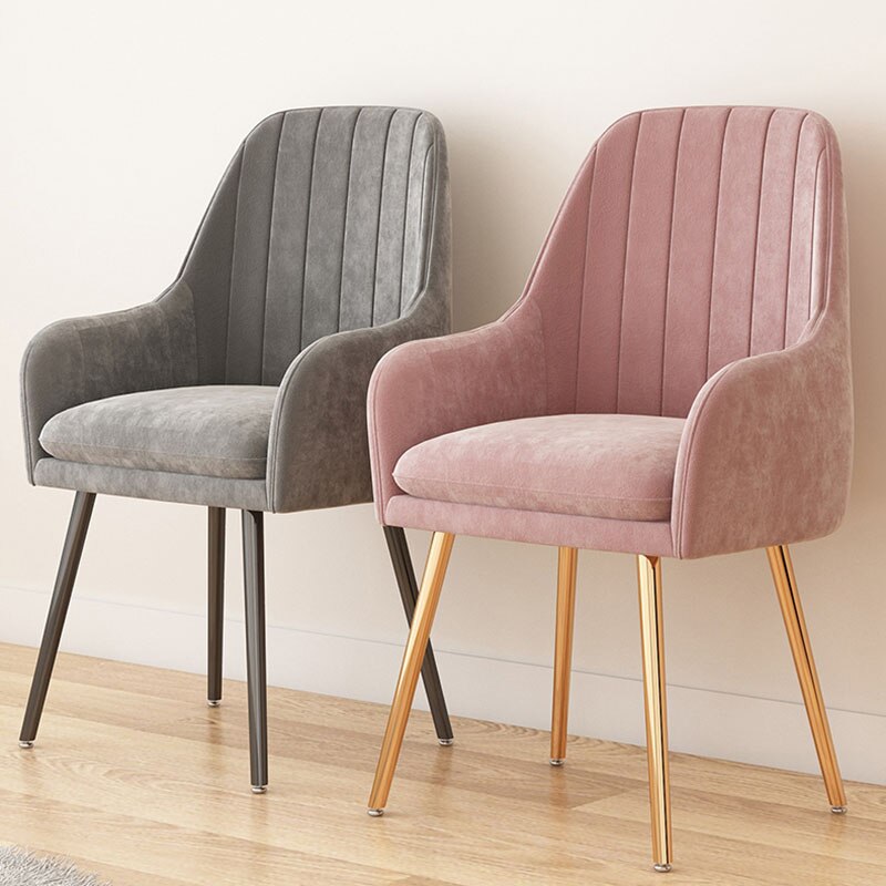 Velvet dining chairs