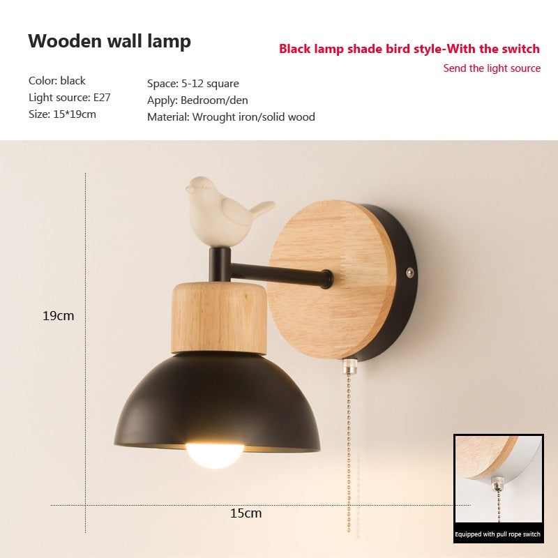 wooden lamp