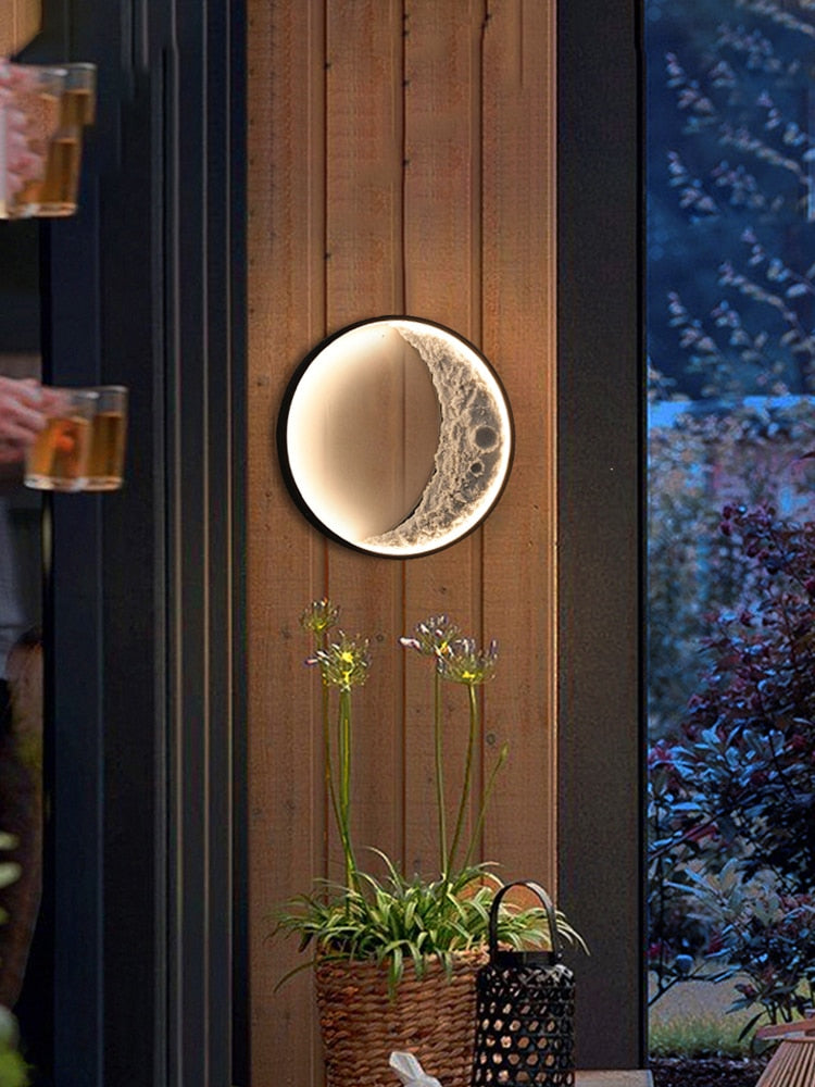 Moon wall light