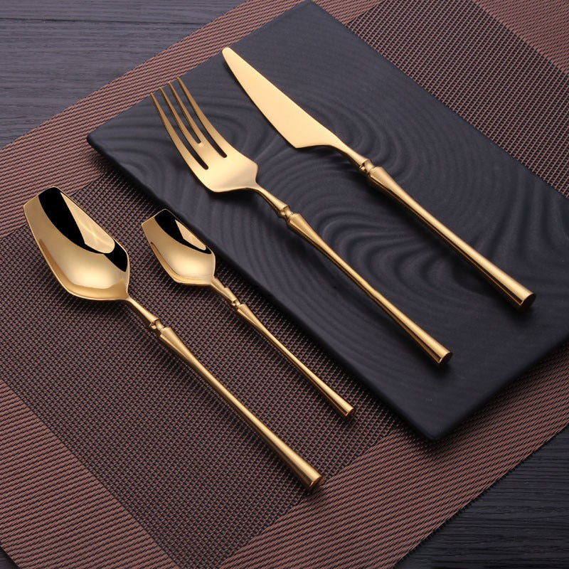 Gold Cutlery Set
