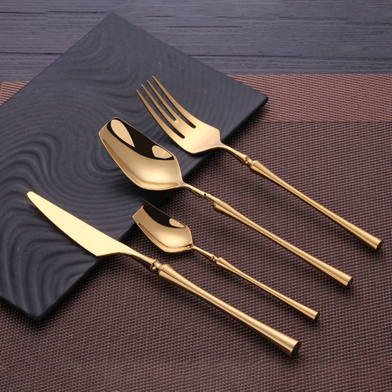Gold Cutlery Set