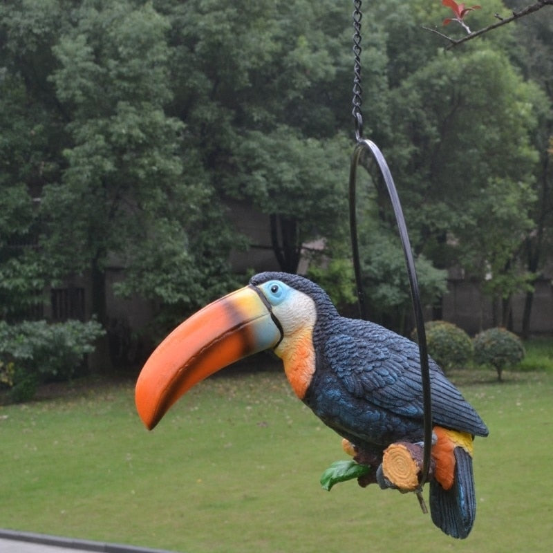 bird sculptures for the garden
