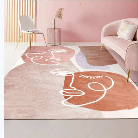 geometric area rug