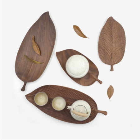 Wooden Leaf Tray