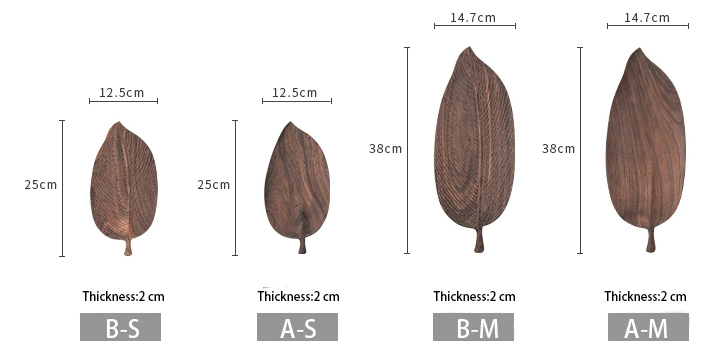 Wooden Leaf Tray