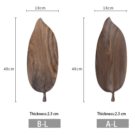 Wooden Leaf Tray