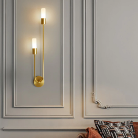 gold wall lamp