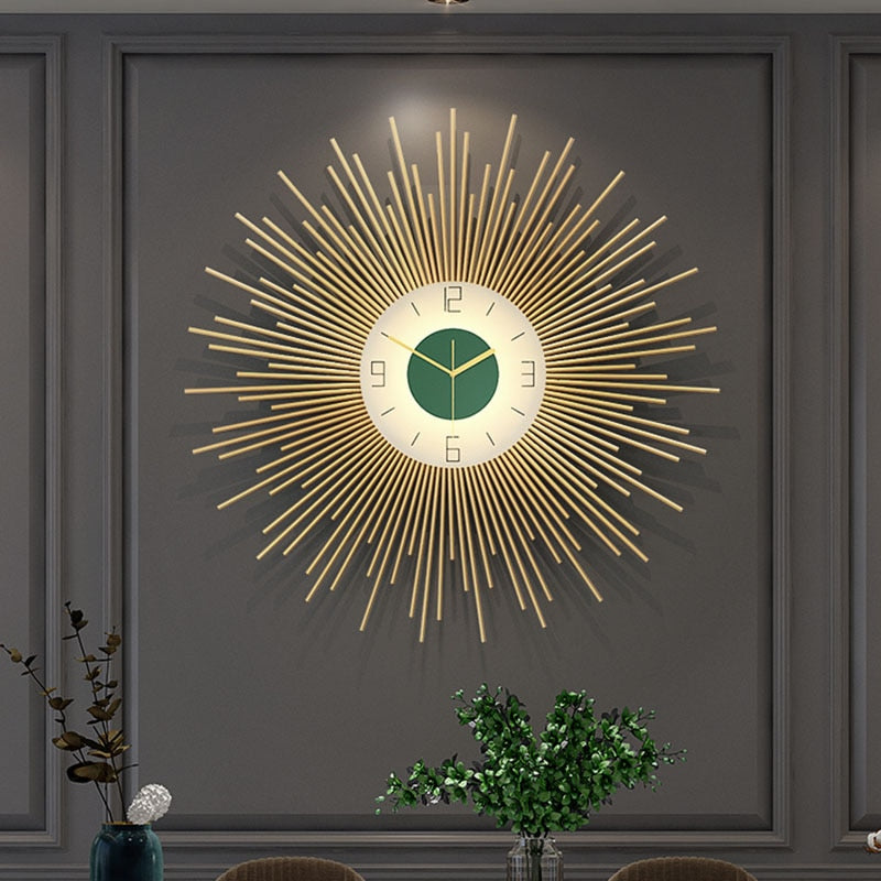 Gold Wall Clock