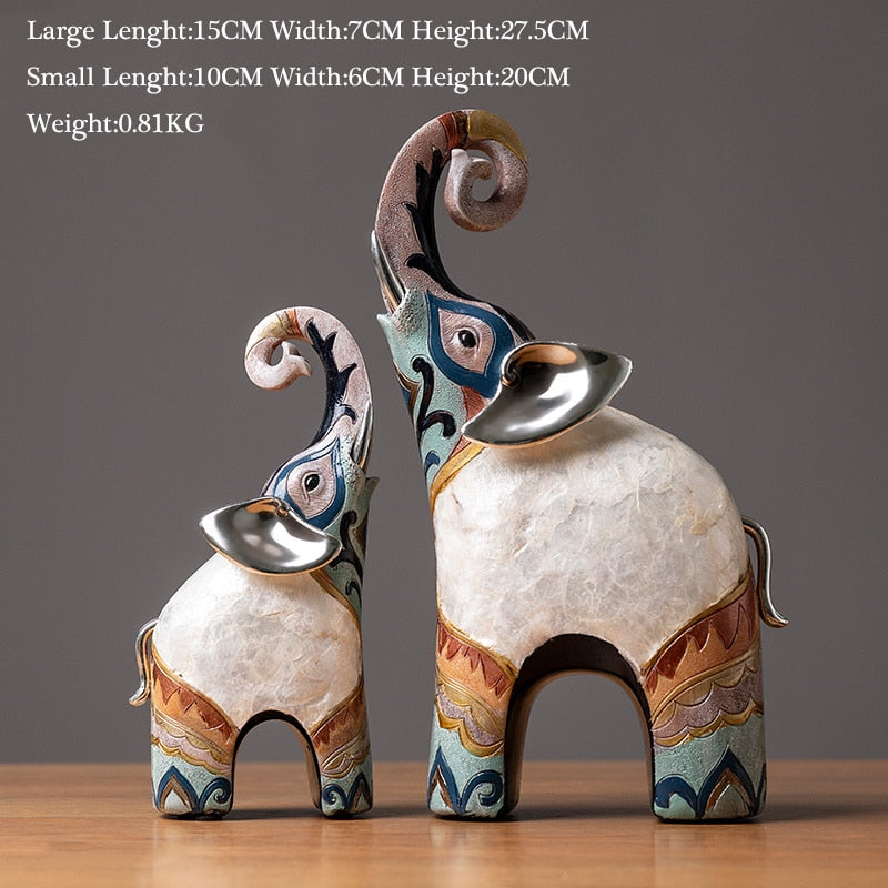 large elephant yard statues