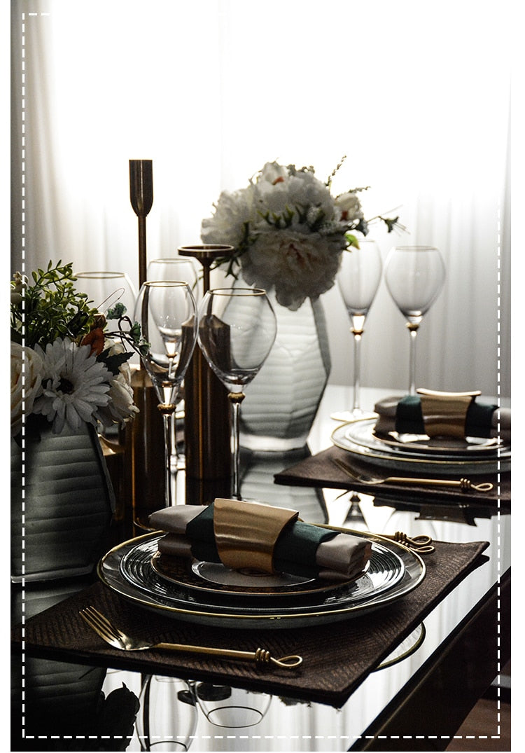 Elegant Dining Set | Luxury Ceramic Tableware