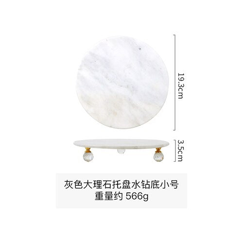Round Marble Tray