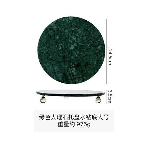 Round Marble Tray