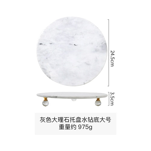 Round Marble Tray