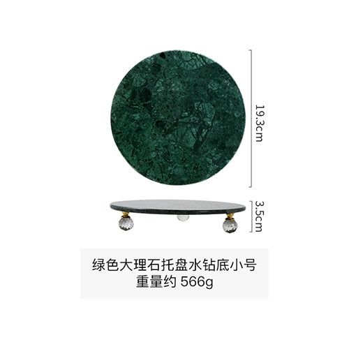 Round Marble Tray