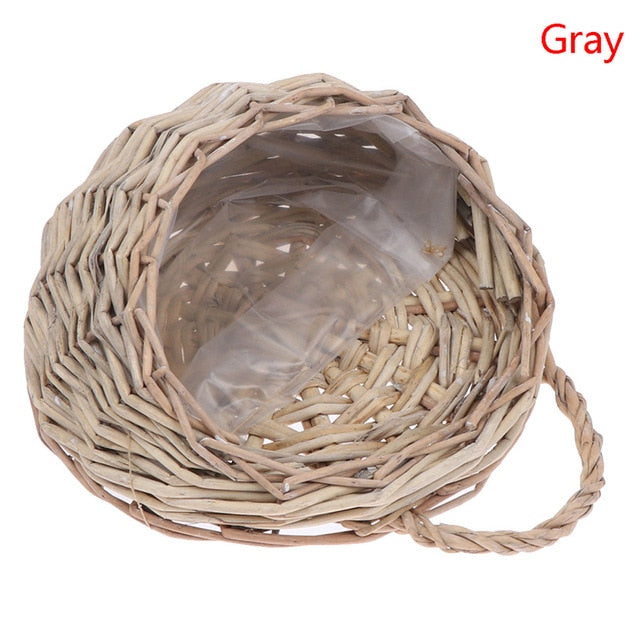 Rattan Basket Garden Vine Pot
