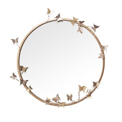 Creative Wall Mirror | Butterfly Mirror Decoration