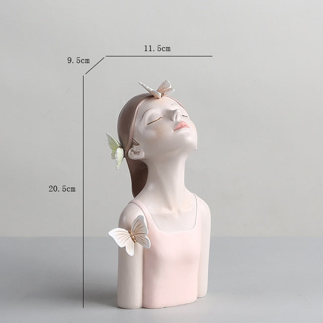 Girl Sculpture Decoration