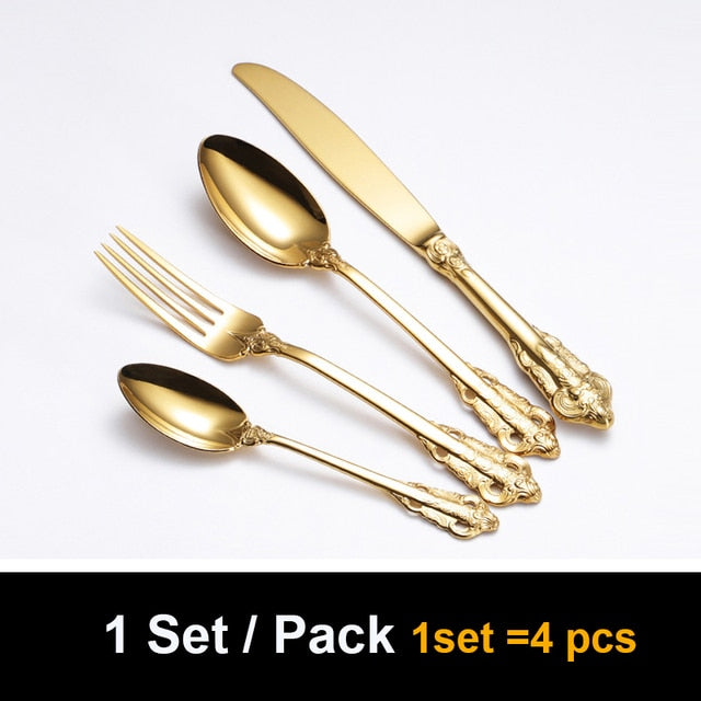 Luxury Dinnerware Cutlery Set