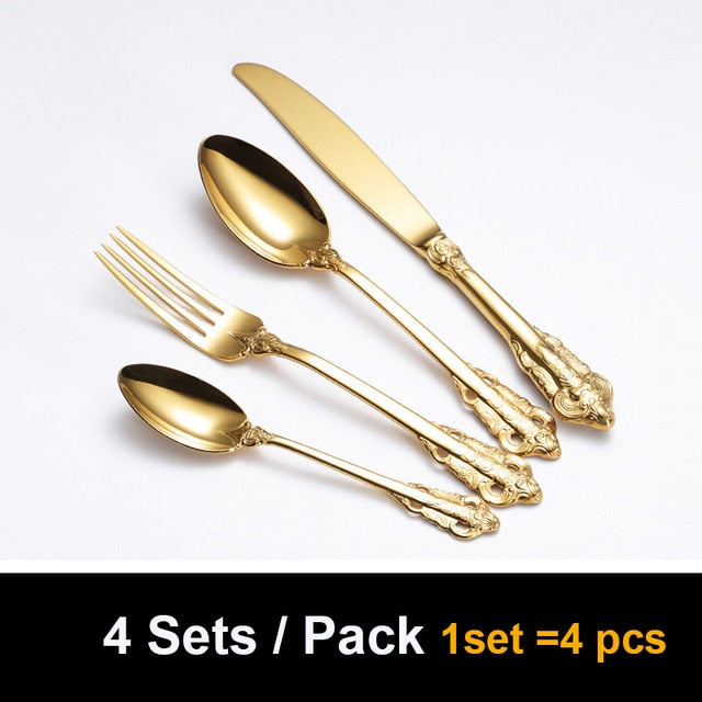 Luxury Dinnerware Cutlery Set