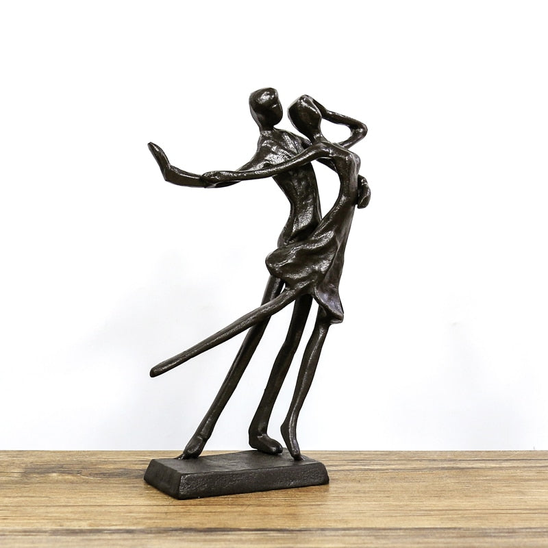 Tabletop Heavy Metal Dancer Sculpture