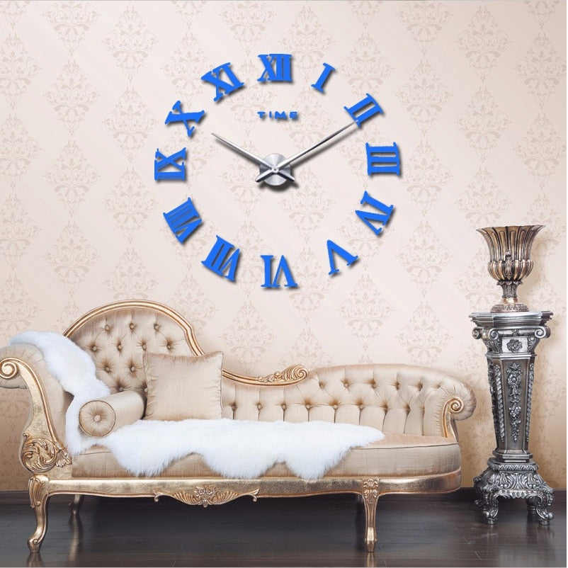 Roman numeral wall clock