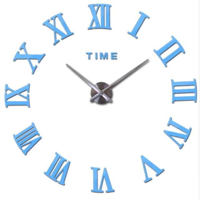 Roman numeral wall clock