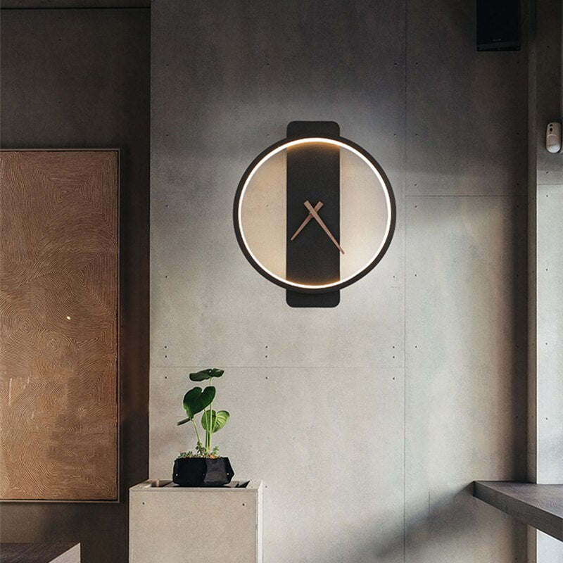 Led Wall Lamp Clock
