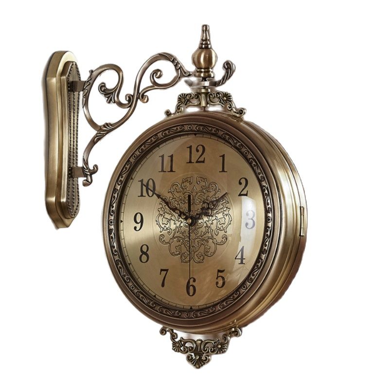 Dual-Sided Wall Clock | Rotatable Tabletop Clock