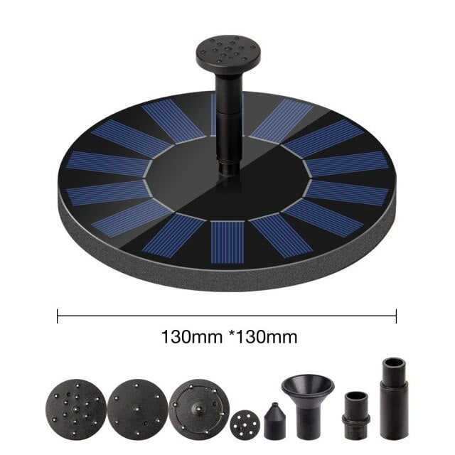 Modern Floating Solar Fountain