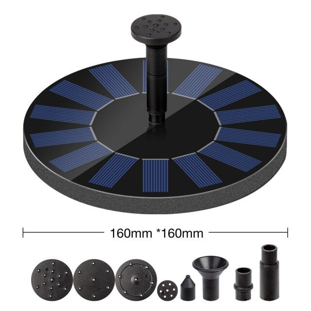 Modern Floating Solar Fountain