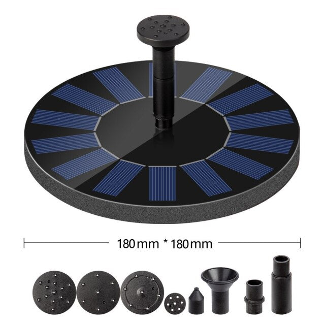 Modern Floating Solar Fountain