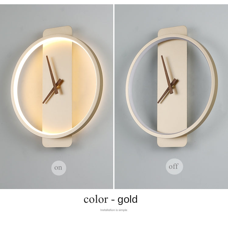 Led Wall Lamp Clock