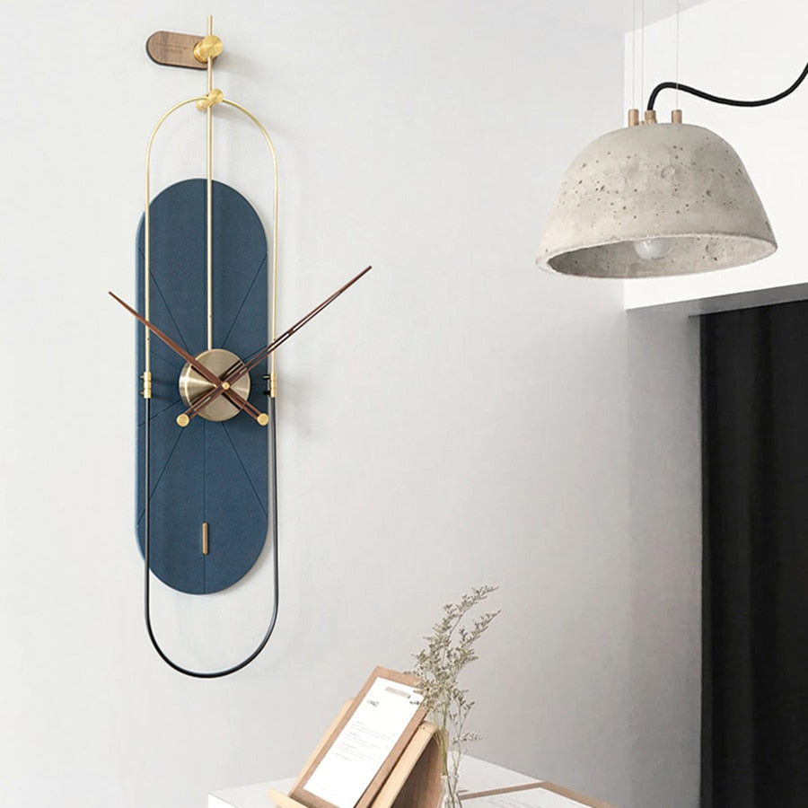 Modern Wall Clock for Living Room | Luxury Vertical Clock