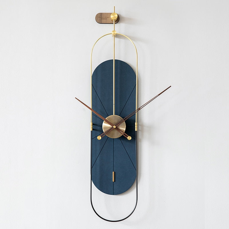 Modern Wall Clock for Living Room | Luxury Vertical Clock