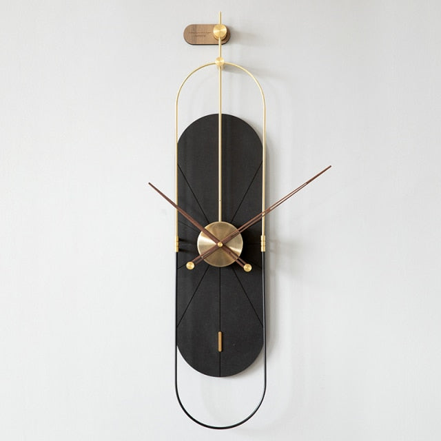 Modern Wall Clock for Living Room | Luxury Vertical Clock