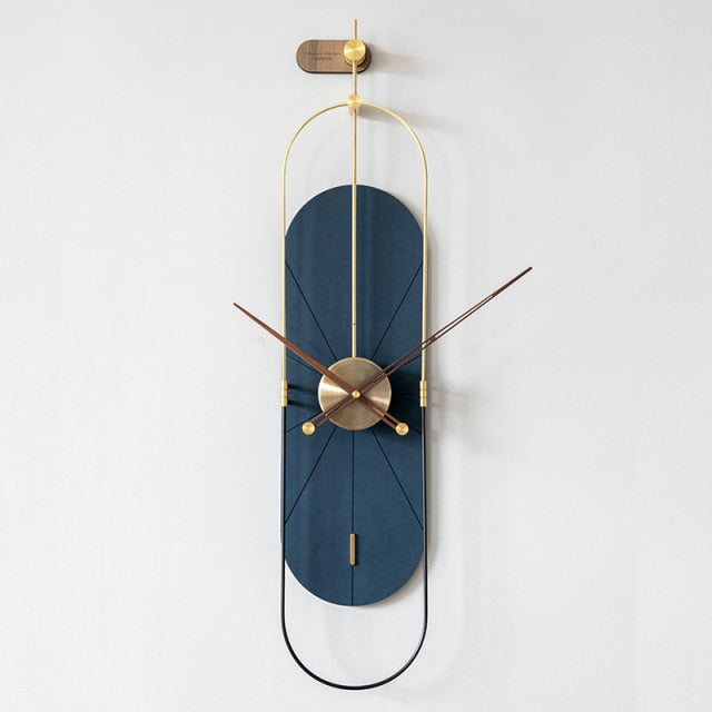 Modern Wall Clock for Living Room | Luxury Vertical Clock