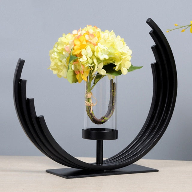 Vase Metal Gold Candlestick