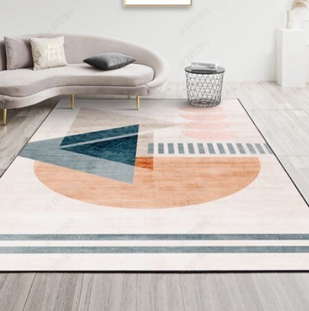 geometric area rug