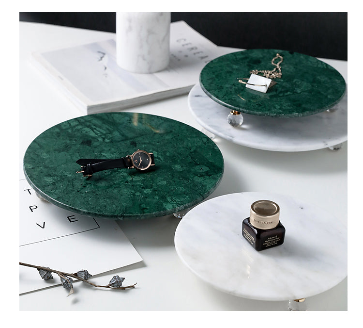 Round Marble Tray