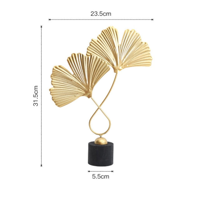 Metal Leaf Decor